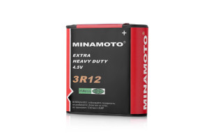 16375203 Батарейка 3R12, 1 shrink 600 MINAMOTO