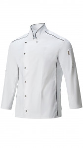 62611 Китель поварской white RICON  Одежда для поваров  размер 42 (XXS)