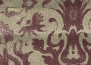 KOHRO Ткань с цветочными мотивами из льна и хлопка