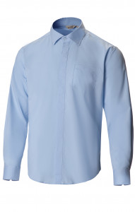 62424 Рубашка мужская  sky blue El-Risto  Корпоративная одежда  размер 39/170-176