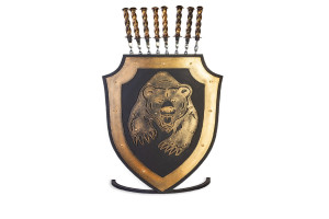 17671005 Шампурница щит Медведь с лапами ШЩМСЛ43 Стальные Решения