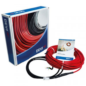 Danfoss DEVIflex™ 18T — двухжильный нагревательный кабель для системы "теплый пол" DEVIflex 18T кабель 935Вт 230В 52м 140F1243