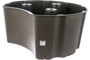 16141189 Подставка Сиена (до 300 литров; круглая; серо-коричневая) под емкость для воды 502016 Graf