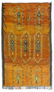 AFOLKI Прямоугольный шерстяной коврик с длинным ворсом Talsent Taa1201be