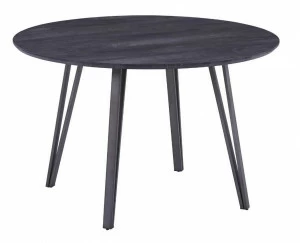 Обеденный стол круглый 120 см серый дуб Raymond BRADEX HOME  00-3974021 Серый;черный