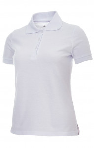 62162 Тенниска-поло женская белая LUXE  Одежда для салонов красоты  размер XXL
