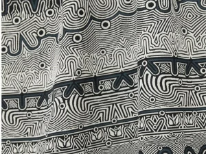 LELIEVRE Жаккардовая ткань из вискозы с графическими мотивами Jean paul gaultier - pop rock 3493