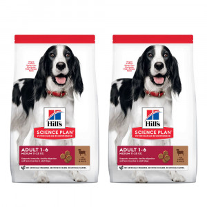 ПР0051161*2 Корм для собак HILL"S Science Plan ягненок, рис сух. 2,5кг (упаковка - 2 шт) Hill's