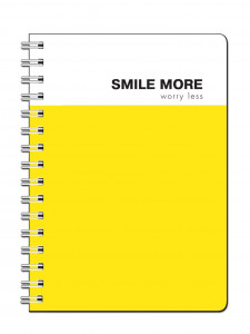 511131 Блокнот "Smile more" А6, 96 листов, в клетку Smart Office Smile More