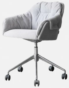 Grado Design Поворотный офисный стул с тканевой обивкой на колесиках Lord Lod-ch-08