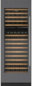 Sub-Zero Вертикальный встраиваемый винный холодильник из нержавеющей стали со стеклянной дверцей класса а Cantine vino Icbiw-30