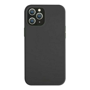 565672 Чехол для iPhone 12 Pro Max "Lino Anti-microbial" черный Uniq