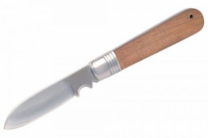 15029342 Нож для зачистки проводов с деревянной ручкой 4123000 WOLFCRAFT