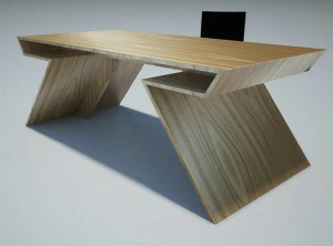 Zuri Design Прямоугольный деревянный стол  00900