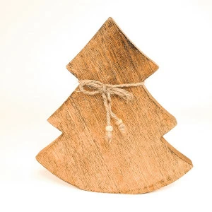 Украшение новогоднее "Ель деревянная" Wooden tree, 23х23х2,5 см ENJOYME  253083 Золото