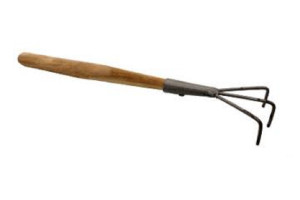 16491252 Трехзубый рыхлитель с деревянной ручкой Р-3-1(с) АВАНТЭ