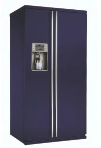 mabe Американский встраиваемый холодильник из металла с диспенсером льда класса а + Side by side | prof. 61cm Ore24cgfsstce