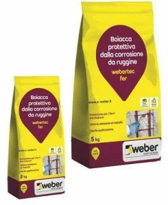 Saint-Gobain Weber Защитный раствор для бетона и арматуры Webertec
