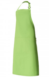 60401 Фартук с нагрудником spring green (весенний зеленый) FLORA  Одежда для официантов  размер