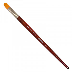 3103318 Кисть синтетика овальная длинная ручка №18 ХМ