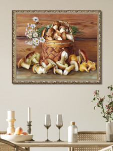 92702231 Картина в раме "Натюрморт с грибами" 40/50 см, GRAF 20027 STLM-0534240 GRAFIS-ART