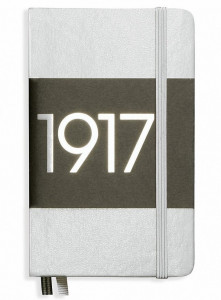 525816 Блокнот Pocket, 93 листа, в линейку, серебристый Leuchtturm 1917
