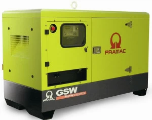 Дизельный генератор Pramac GSW10P в кожухе с АВР