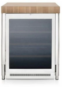 ALPES-INOX Отдельностоящий винный шкаф со стеклянной дверцей Liberi in cucina
