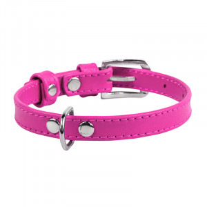 ПР0053782 Ошейник для собак Waudog Glamour без украшений (ширина 25мм, длина 38-49см) розовый COLLAR