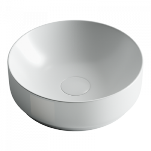 CN6006 Умывальник чаша накладная круглая (цвет Белый Матовый) 355*355*125мм Ceramica Nova ELEMENT