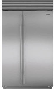 Sub-Zero Встроенный двухдверный холодильник из нержавеющей стали с морозильной камерой класса а +  Icbbi-48s/s/th