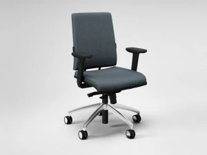 FANTONI Офисный стул из ткани с 5 спицами и подлокотниками Seating system