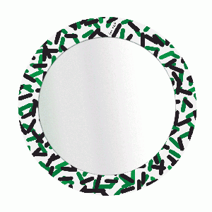 Зеркало круглое с принтом Pills BONESSI PRINT BY BONESSI 081625 Разноцветный