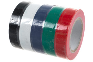 16052240 Изолента, набор из 5 цветов 0.15х15 мм, 10 метров SBE-IT-15-10-mix Smartbuy