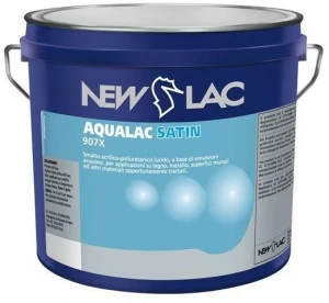 NEW LAC Эмаль акрилово-полиуретановая сатиновая Smalti solvente