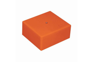 16417988 Огнестойкая коробка MB75 E110, о/п 75х75х40, с гладкими стенками, IP41, 4P, оранжевый 46121PE-HF Экопласт