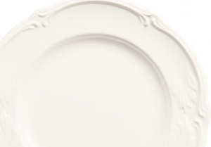 10598502 Gien Тарелка десертная Gien Рокайль, белый 17см, фаянс Фаянс