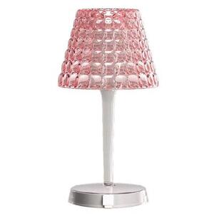 Настольный беспроводной  светильник Tiffany розовый