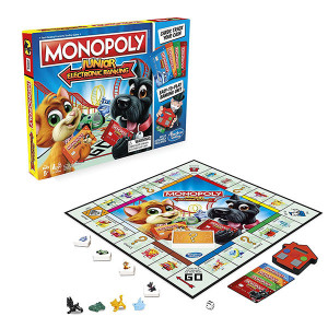 E1842 Hasbro Monopoly Настольная игра Монополия Джуниор с карточками Monopoly (Hasbro)