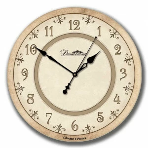 Часы настенные деревянные бежево-коричневые "Классика 2" ДИНАСТИЯ  00-3967091 Бежевый