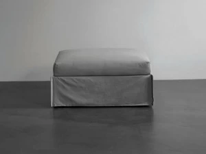 Meridiani Пуф-кровать со съемным чехлом из ткани Fox