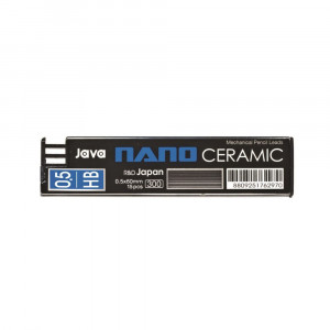 20.001K Стержни для механических карандашей "Nano-Ceramic Pensil Leadis" 0.5 мм HB Java