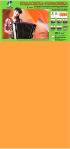 98297036 Подложка-Гармошка СОЛИД 3мм оранжевая 1.05х0.5м./уп.10.5кв.м. STLM-0620165 SOLID