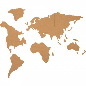 82239295 Доска пробковая «Карта мира Пазл» 90х40