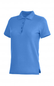 62189 Тенниска-поло женская светло-синяя LUXE  Одежда для салонов красоты  размер XS