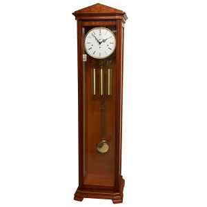 Часы напольные деревянные коричневые светлый орех Sars SARS ДИЗАЙНЕРСКИЕ 00-3967431 Коричневый