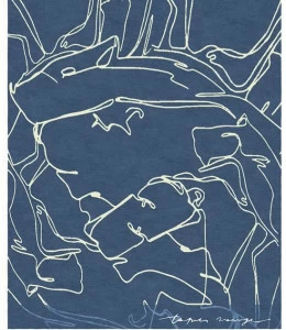 Tapis Rouge Прямоугольный коврик ручной работы Val camonica Tr 1716
