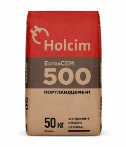 Цемент Holcim М500 Д20 50кг