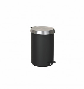 FROST Контейнер для мусора 350 » черный / матовый Нержавеющая сталь Черный / матовый N3002-BB