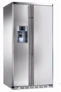 mabe Американский холодильник no Frost из нержавеющей стали с дозатором льда класса a + Side by side | prof. 71cm